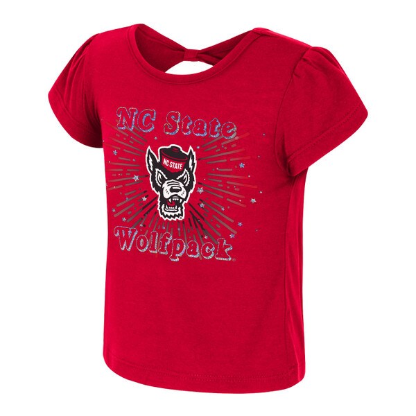 Red Toddler Girls Short Sleeve Tee